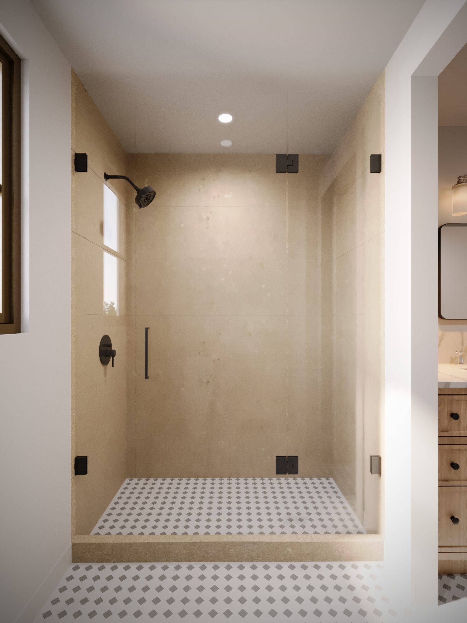 Cottage shower
