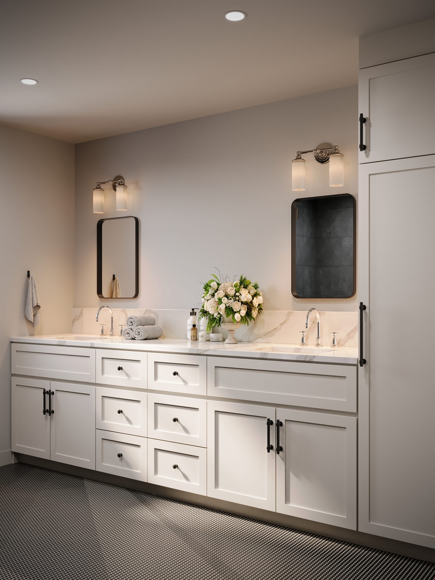 Signature primary bath double vanity